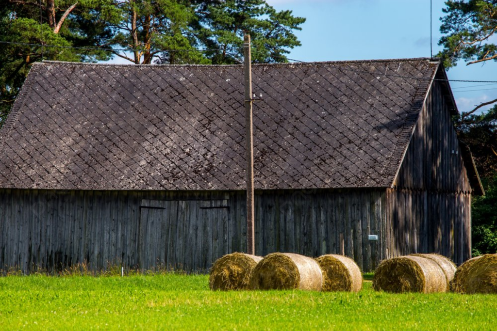 Hay barns